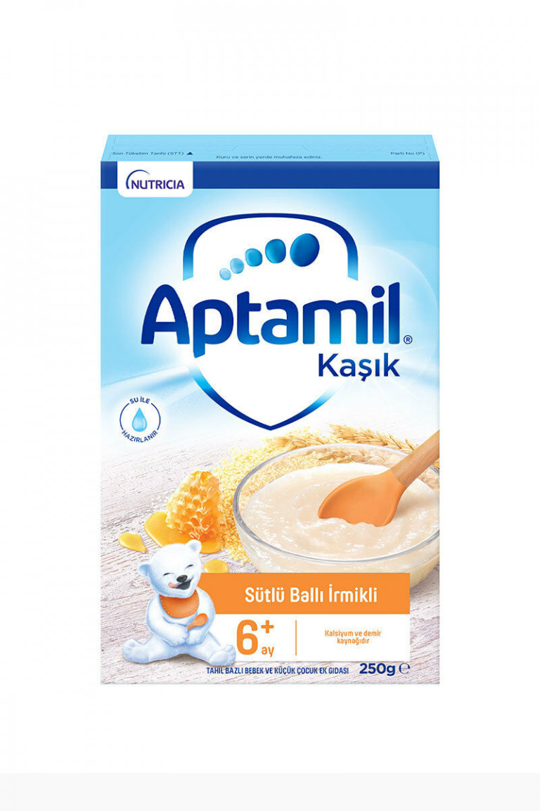 Aptamil Sütlü Ballı İrmikli Kaşık Maması 250 gr Sarper Market