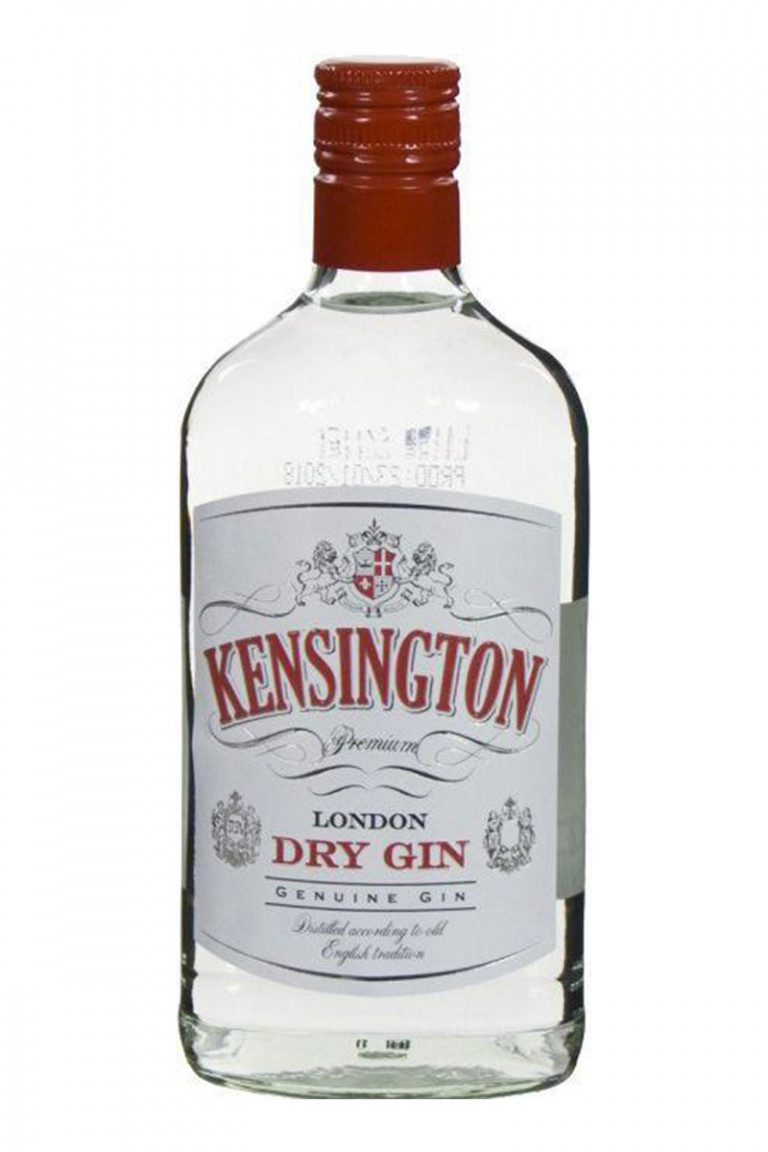 Джин красное белое. Kensington Dry Gin. Gin 37.5. Джин Кенсингтон Лондон. Джин драй Джин.